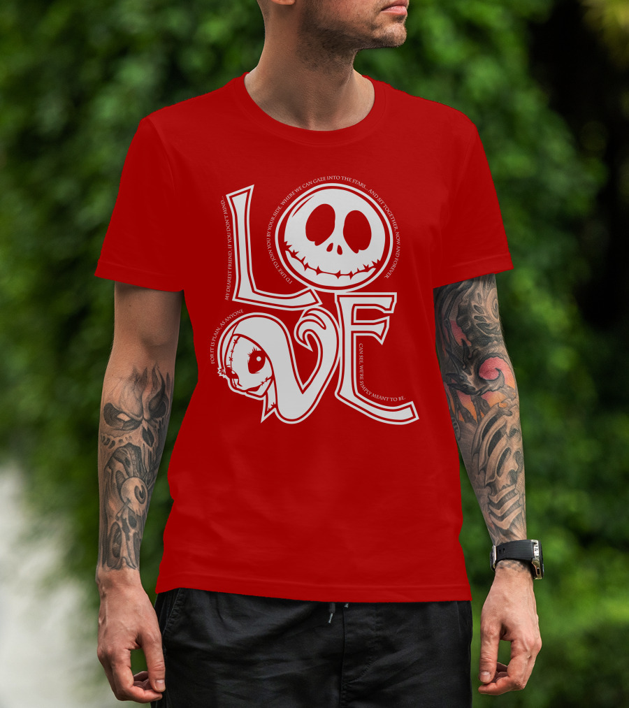 Love Is Eternal Nightmare Before Christmas T-Shirt