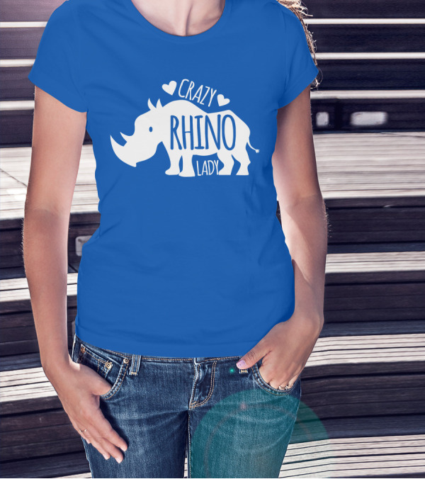 CRAZY RHINO LADY T-Shirt
