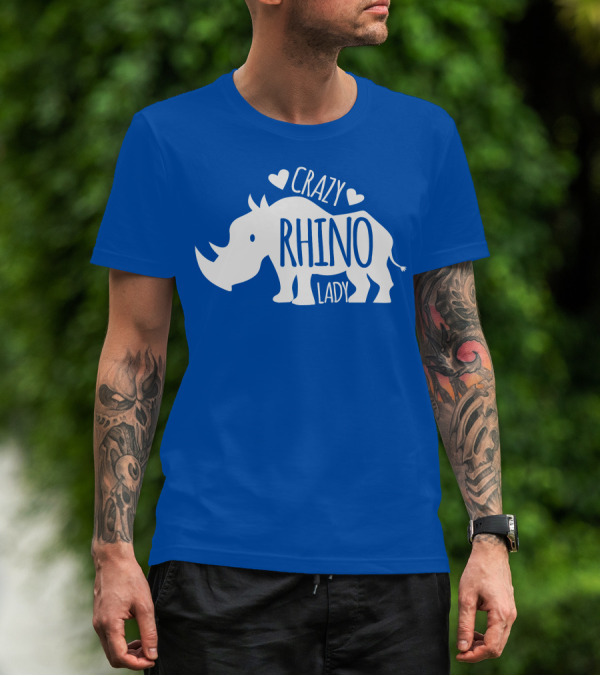 CRAZY RHINO LADY T-Shirt