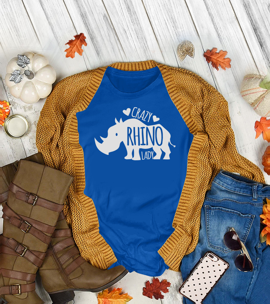 CRAZY RHINO LADY T-Shirt