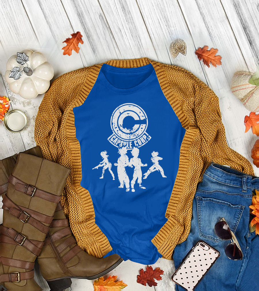 Capsule Corp Dragon Ball Z Characters T-Shirt