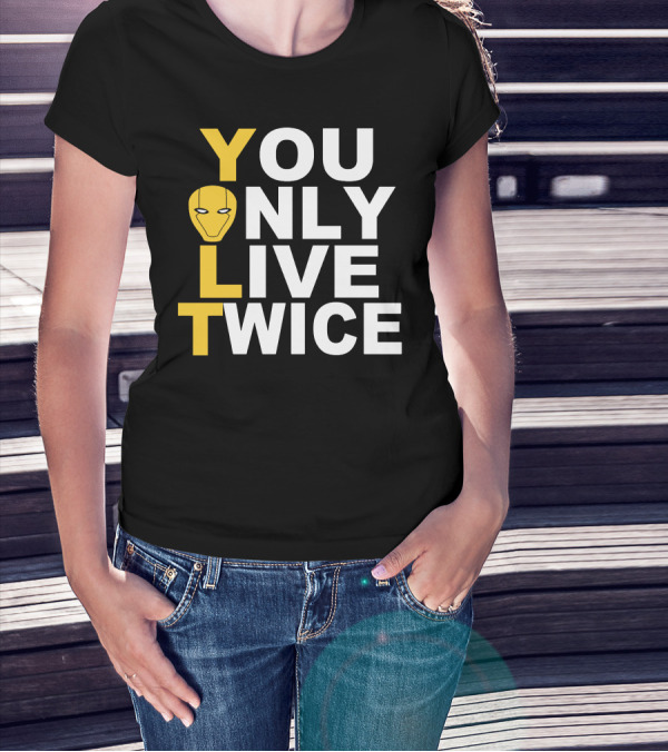 Red Hood YOLT You Only Live Twice Mask T-Shirt