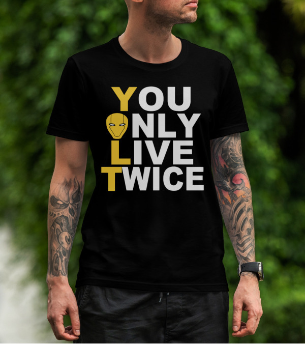 Red Hood YOLT You Only Live Twice Mask T-Shirt