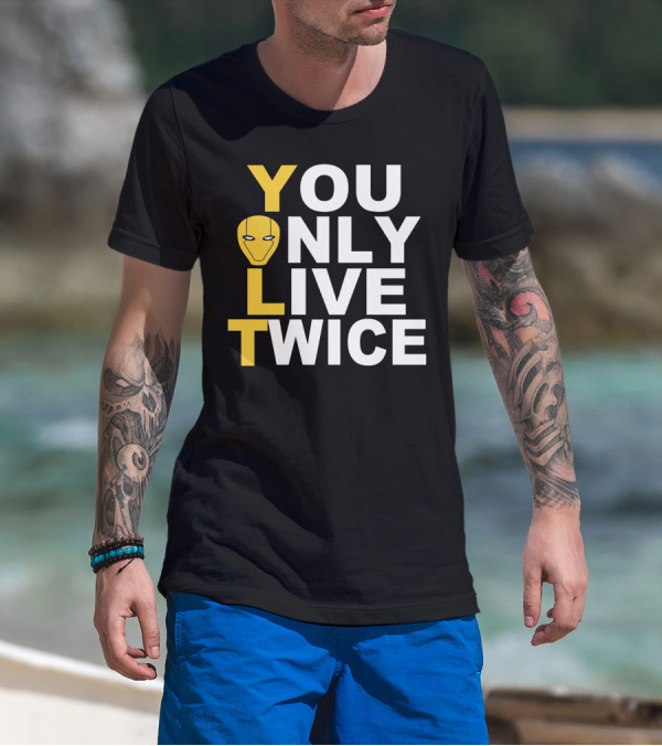 Red Hood YOLT You Only Live Twice Mask T-Shirt