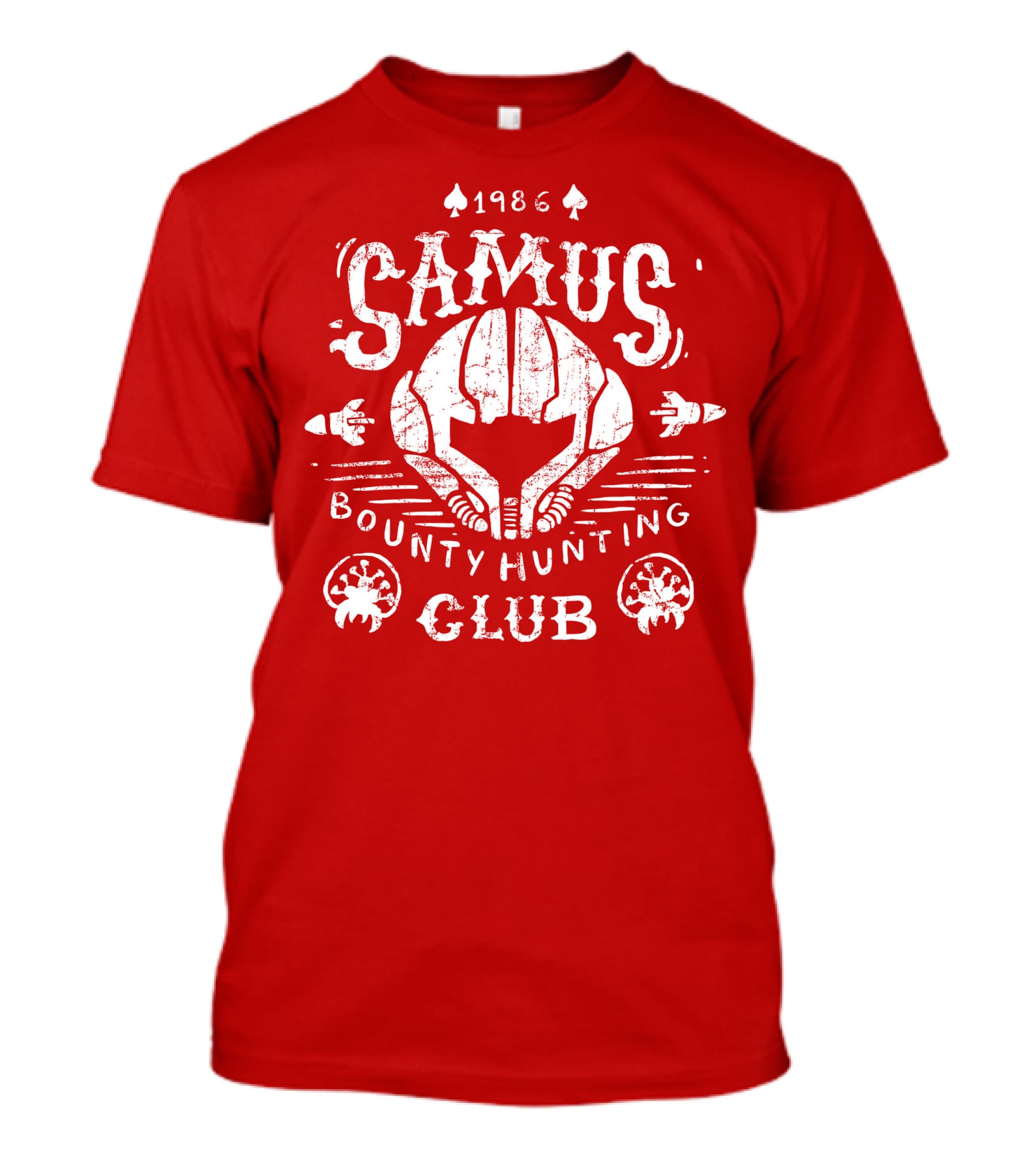 1986 Samus Bounty Hunting Club T-Shirt