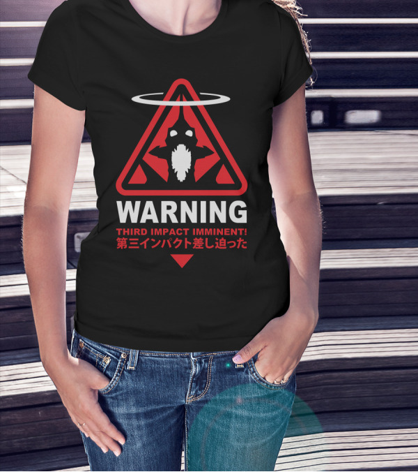 WARNING THIRD IMPACT IMMINENT T-Shirt