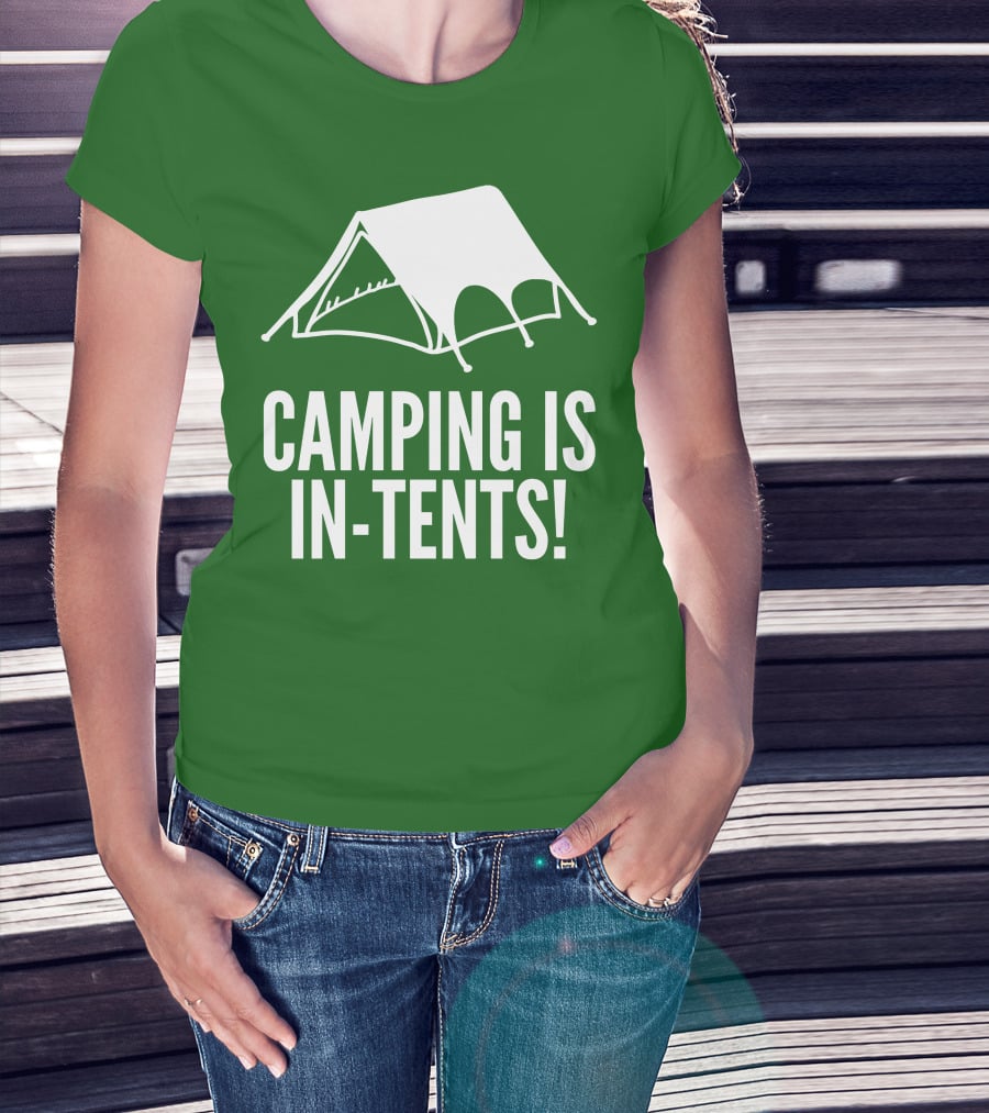 Camping Is In-Tents Camping Tent Image T-Shirt