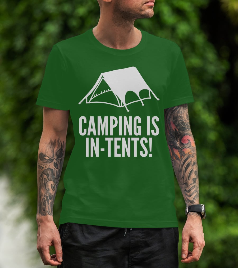 Camping Is In-Tents Camping Tent Image T-Shirt