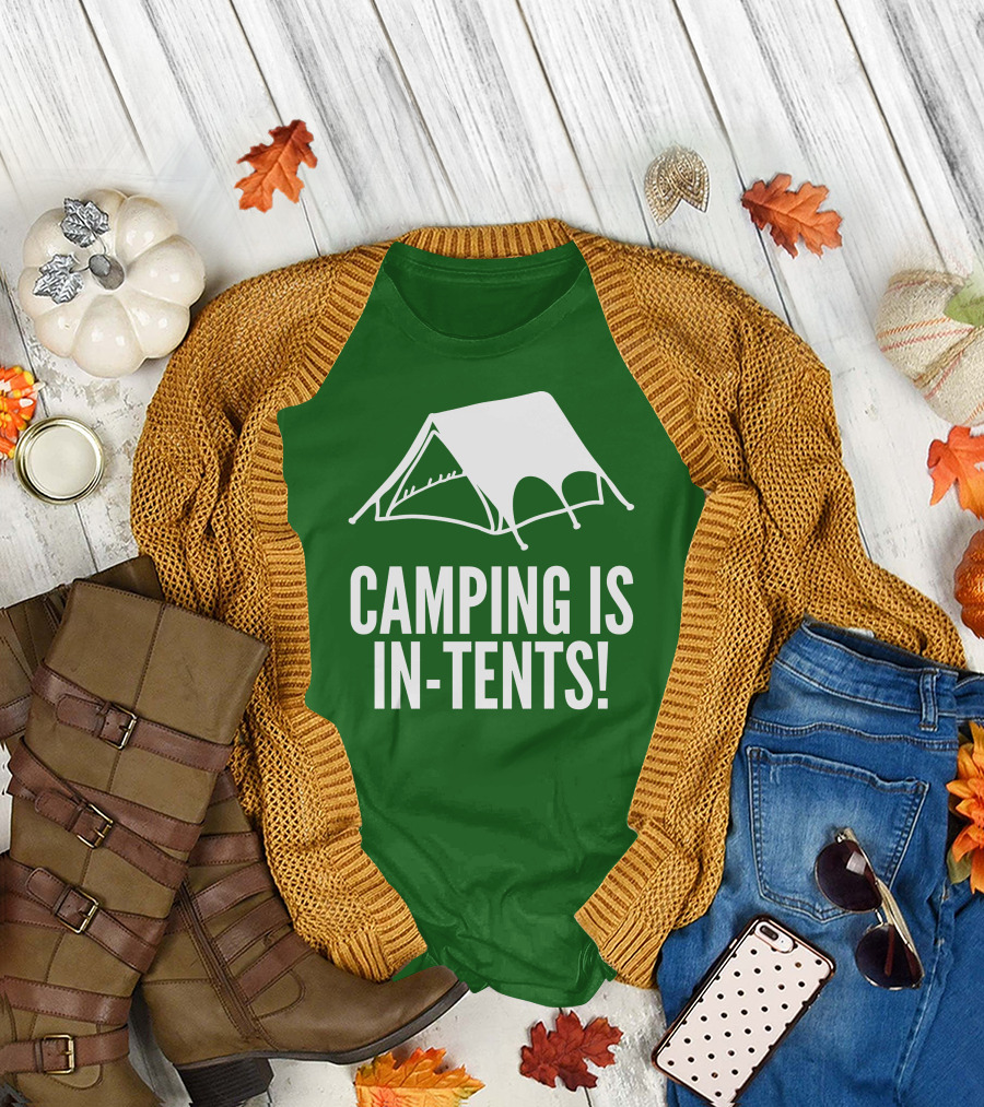 Camping Is In-Tents Camping Tent Image T-Shirt