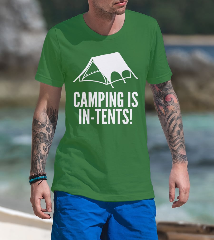 Camping Is In-Tents Camping Tent Image T-Shirt