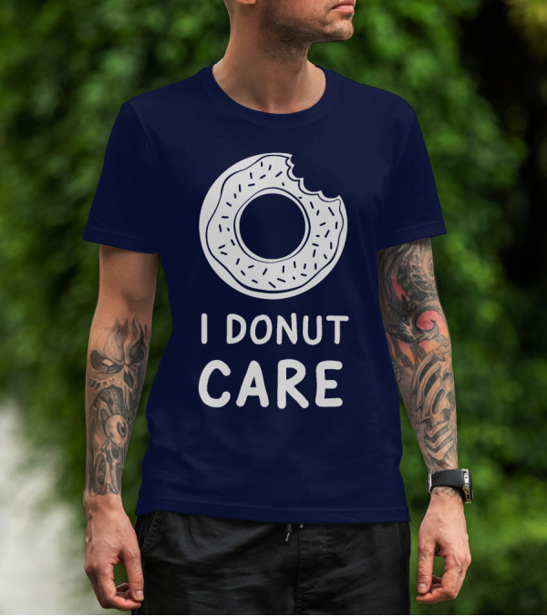 I Donut Care Donut With A Bite T-Shirt