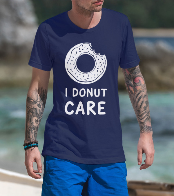 I Donut Care Donut With A Bite T-Shirt