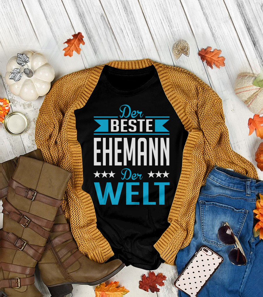 Der Beste Ehemann Der Welt Sterne Banner T-Shirt