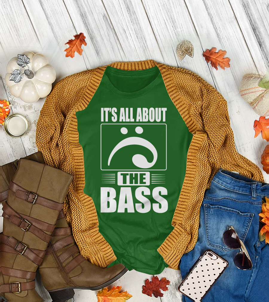 It's All About the Bass Clef Symbol Music Note T-Shirt