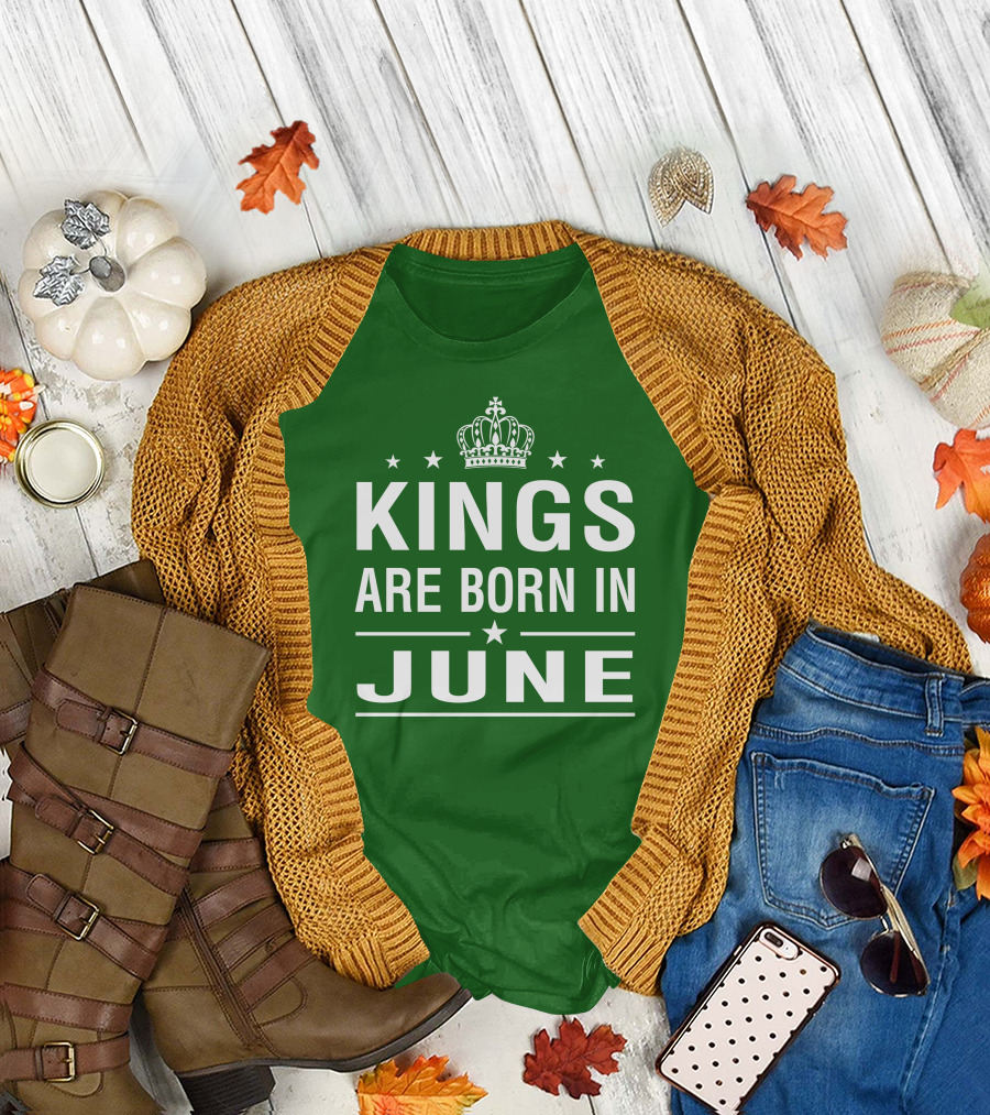 June Kings Birthday Crown Stars T-Shirt