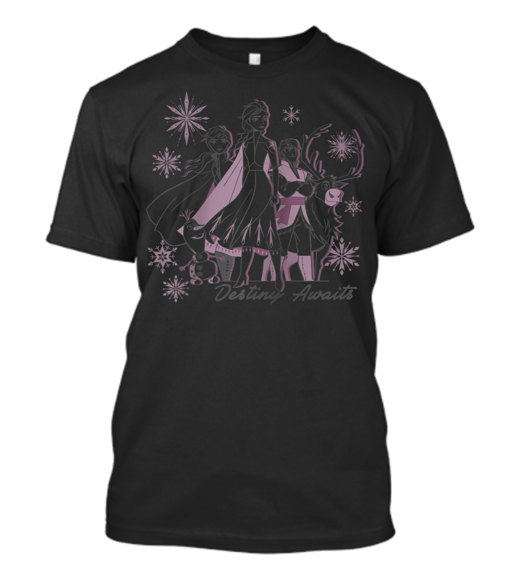 Disney Frozen 2 Destiny Awaits Group With Olaf And Sven T-Shirt