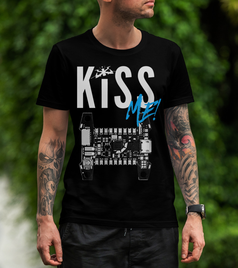 Kiss Me FPV Drone Flight Controller Circuit Board T-Shirt