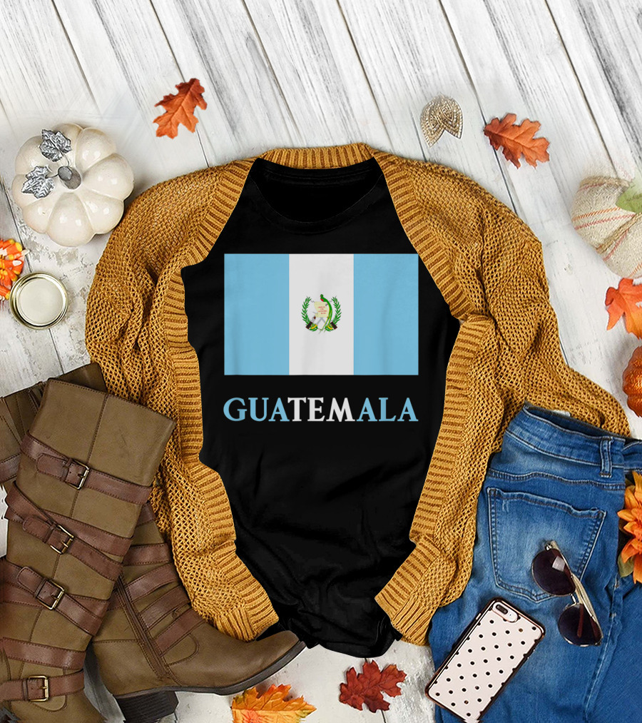 Guatemala Flag Bandera Guatemalteca Guatemala T-Shirt