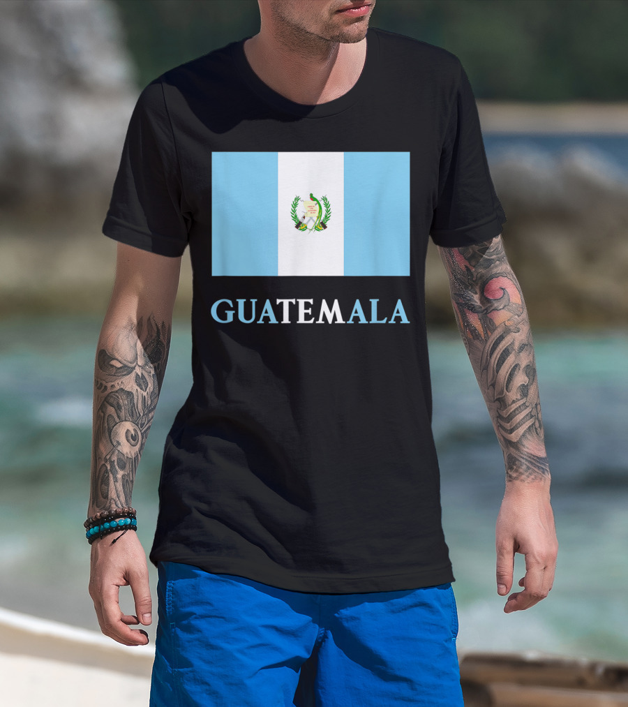 Guatemala Flag Bandera Guatemalteca Guatemala T-Shirt