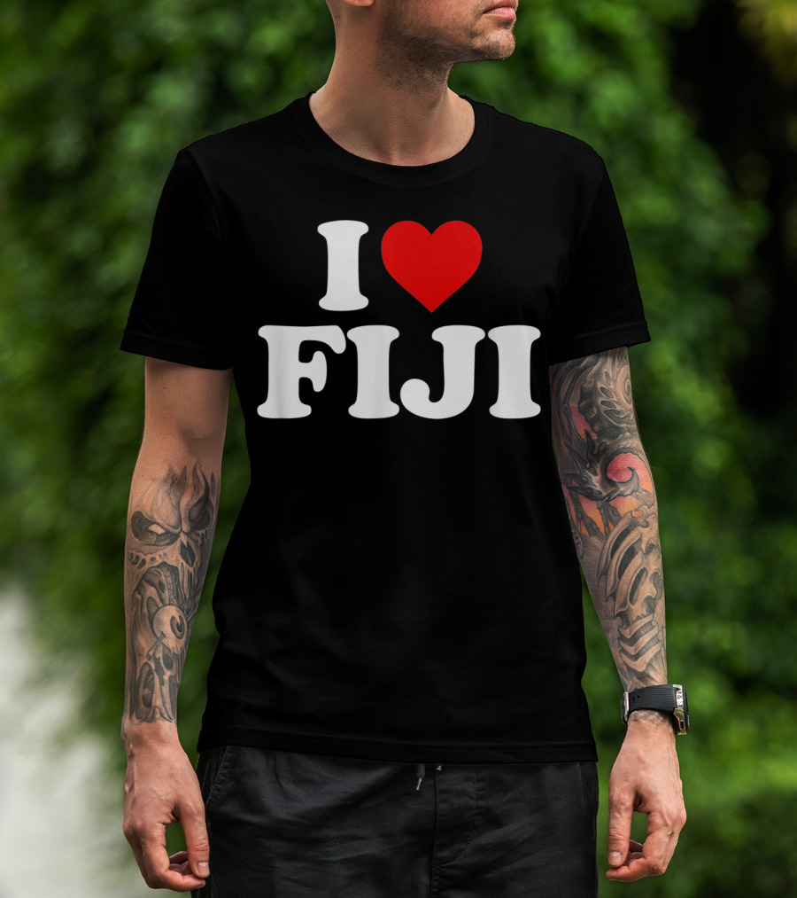 I Heart Fiji Love T-Shirt