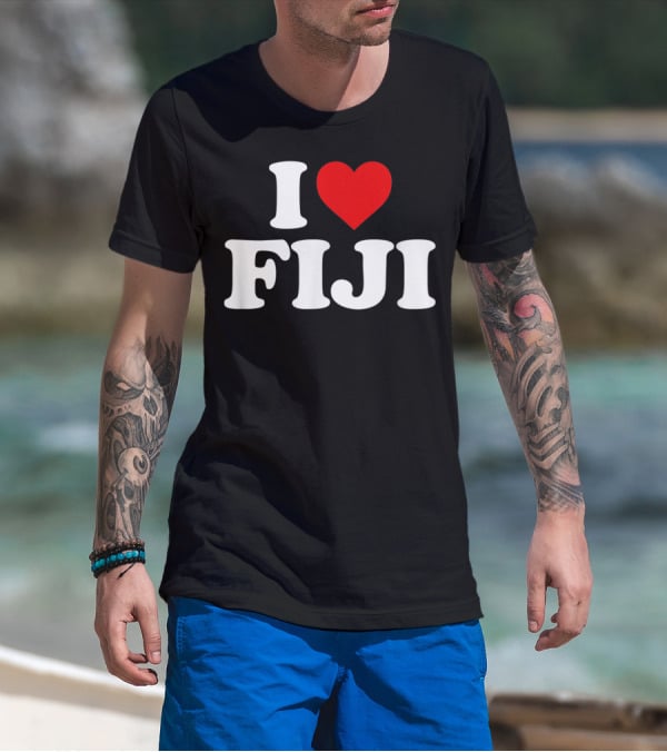 I Heart Fiji Love T-Shirt