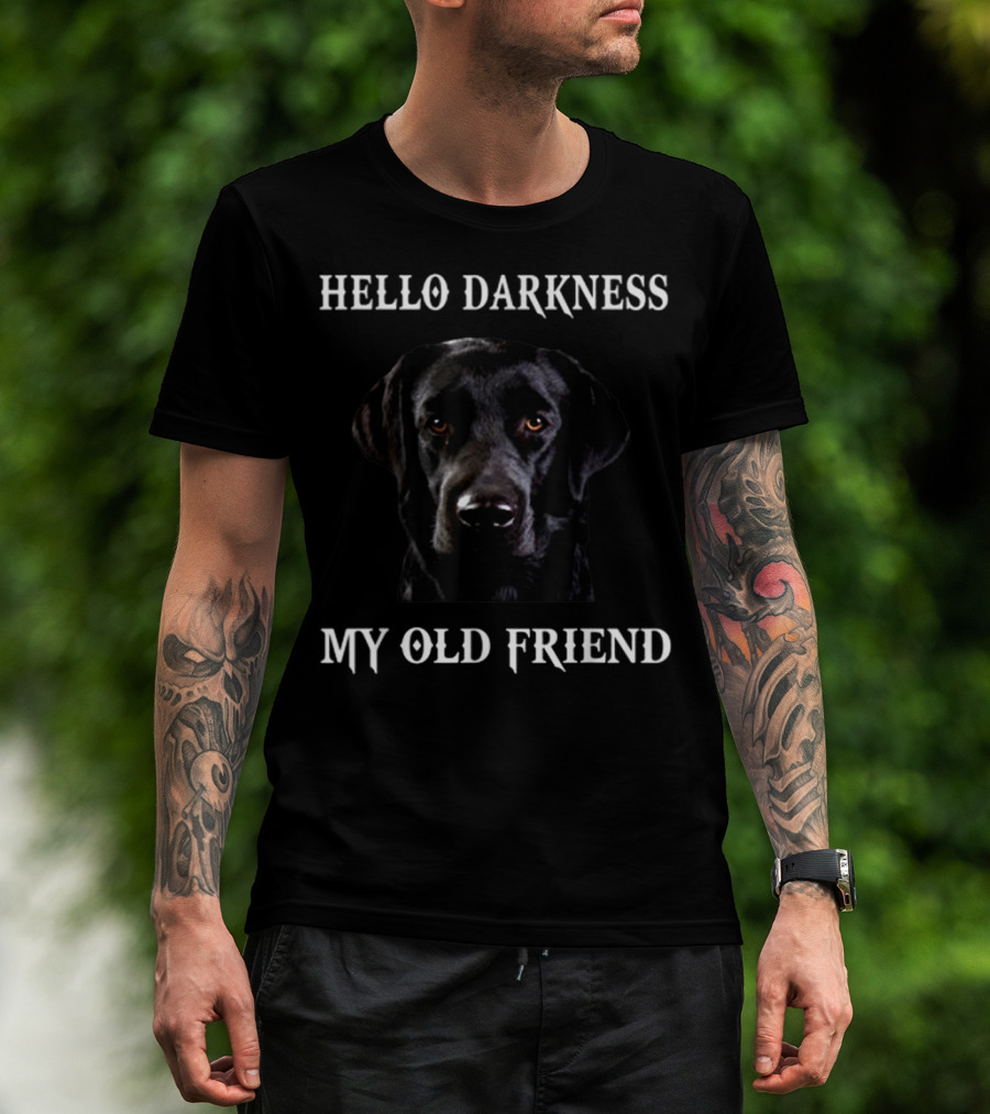 Hello Darkness My Old Friend Labrador T-Shirt