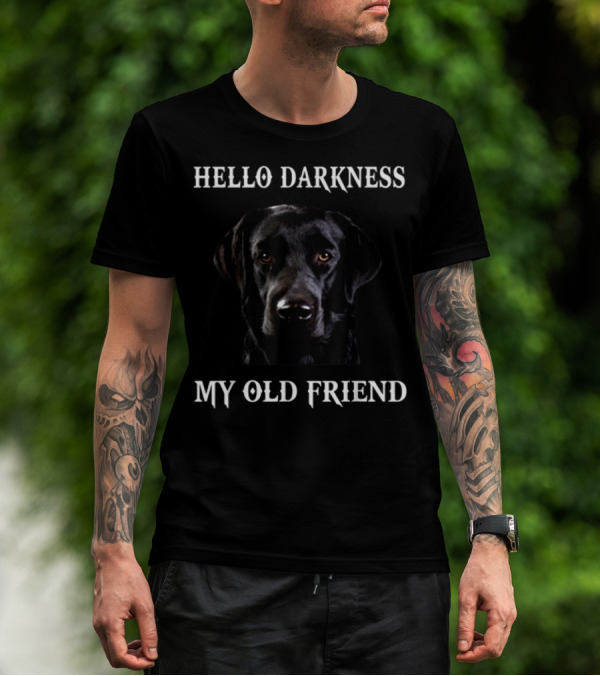 Hello Darkness My Old Friend Labrador T-Shirt