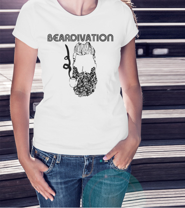 Beardivation Bearded Guy Smoking A Pipe T-Shirt