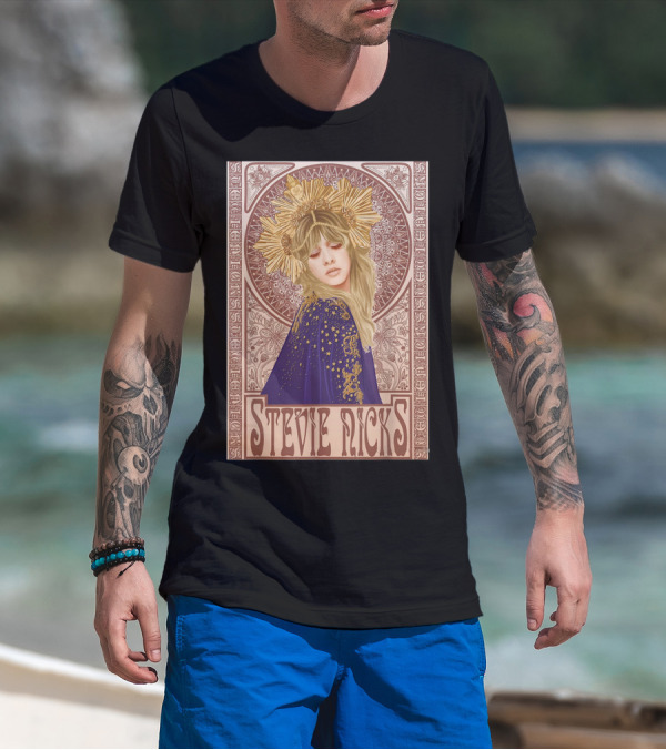 Stevie Nicks Retro Art Nouveau T-Shirt