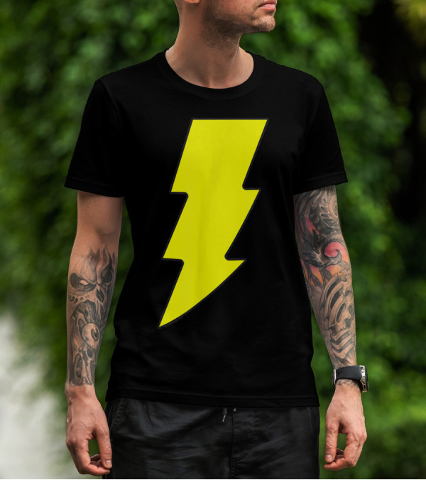 Shazam Lightning Bolt T-Shirt