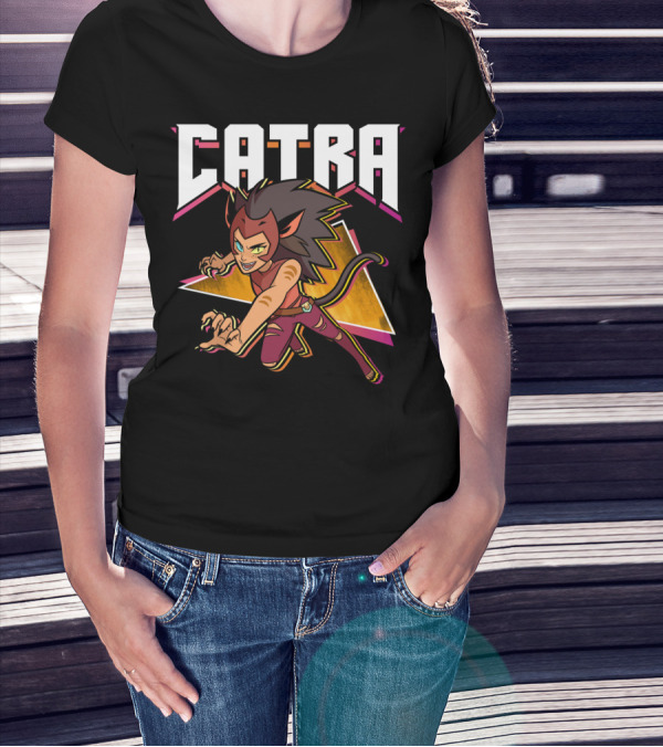 Catra Character Art From She-Ra And The Princesses Of Power Series T-Shirt