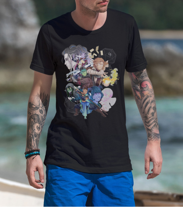 Critical Role The Mighty Nein Fantasy Characters Dungeons And Dragons T-Shirt