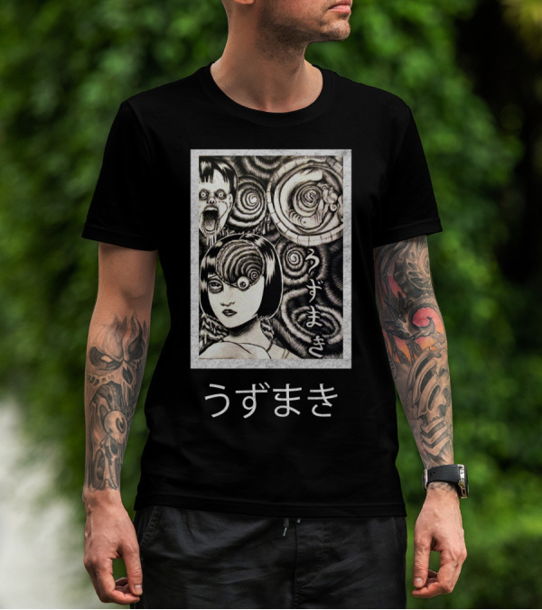 Uzumaki Japanese Horror Manga Art うずまき Spirals T-Shirt