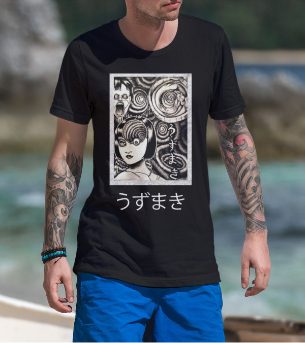 Uzumaki Japanese Horror Manga Art うずまき Spirals T-Shirt