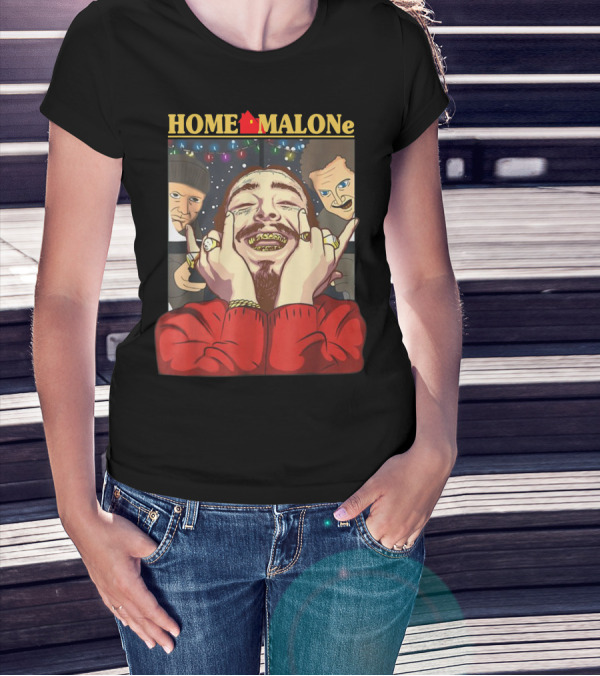HOME MALONe Vintagehomemalone Christmas Winter T-Shirt