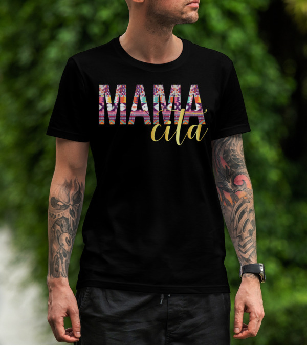 Mamacita Serape Pattern Colorful Cinco De Mayo T-Shirt