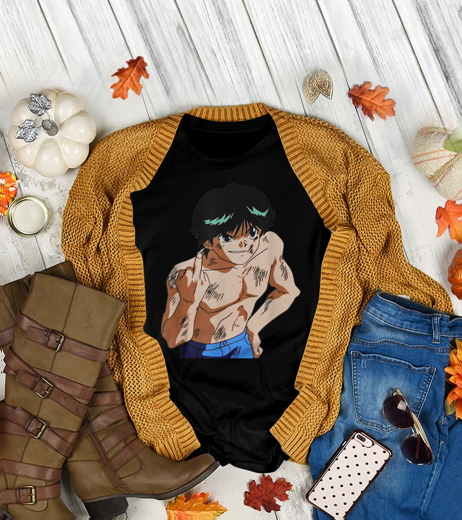 Yusuke Urameshi From Yuyu Hakusho Anime Classics T-Shirt