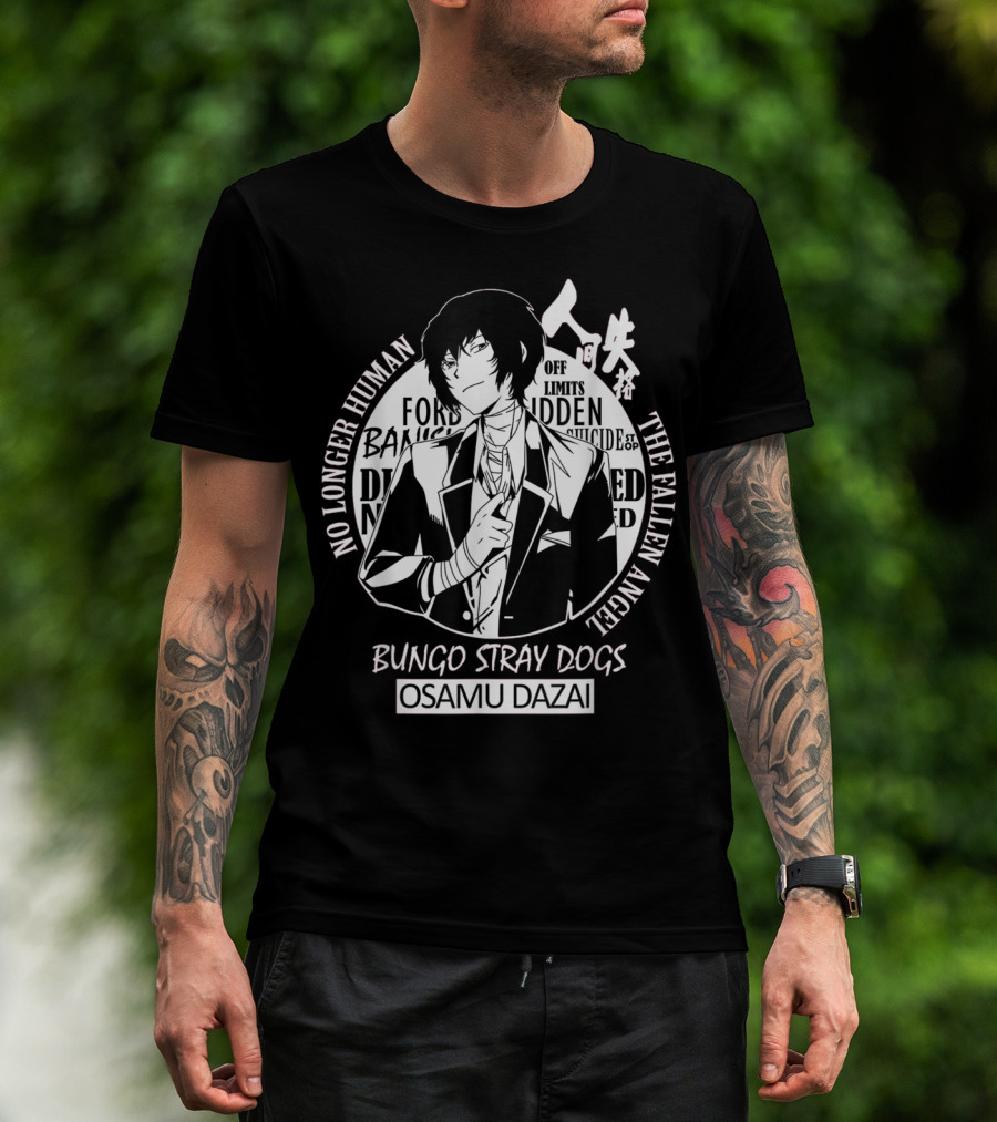 Bungo Stray Dogs Osamu Dazai No Longer Human The Fallen Angel T-Shirt