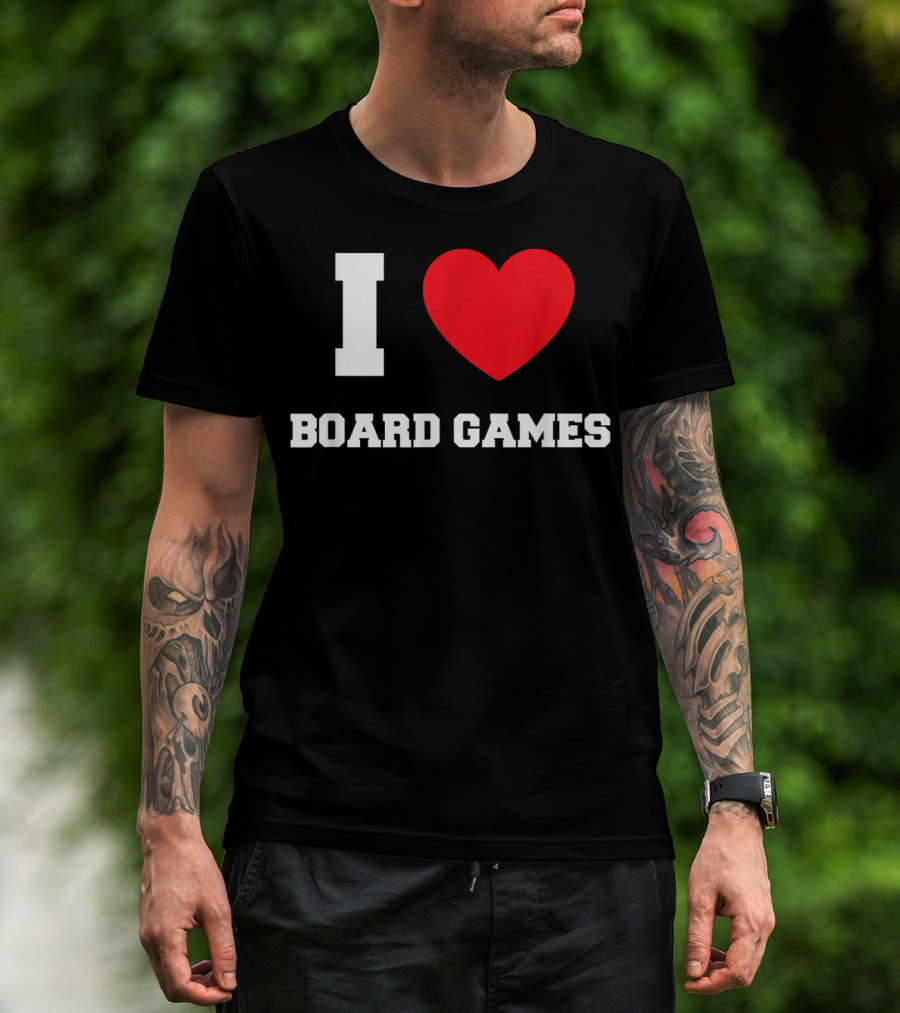 I Heart Board Games T-Shirt