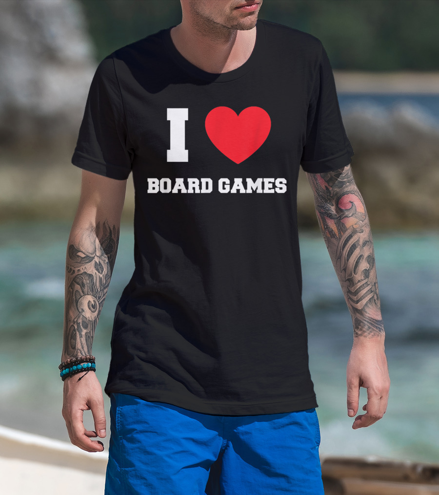 I Heart Board Games T-Shirt