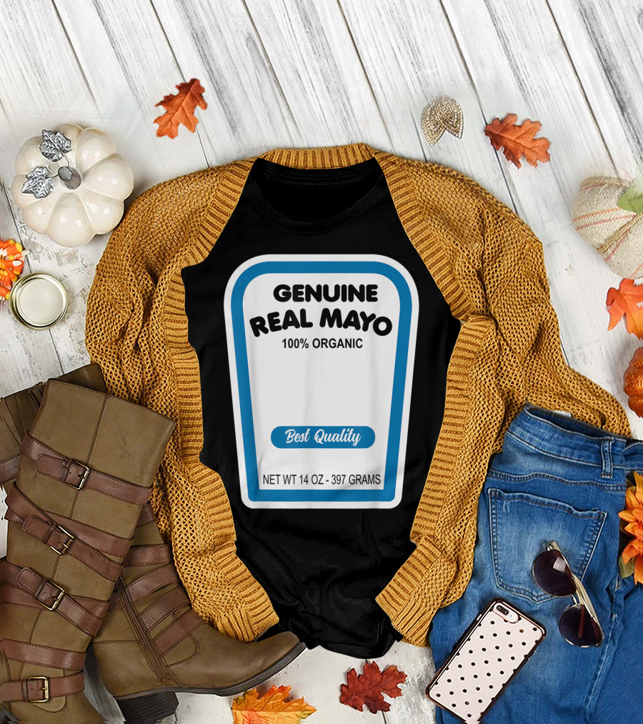 Genuine Real Mayo 100% Organic Best Quality 14 OZ 397 Grams T-Shirt