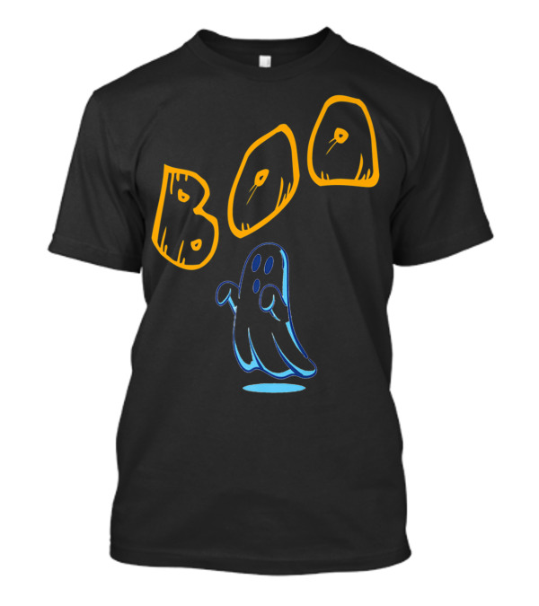 Boo Ghost Halloween Farm Fun T-Shirt