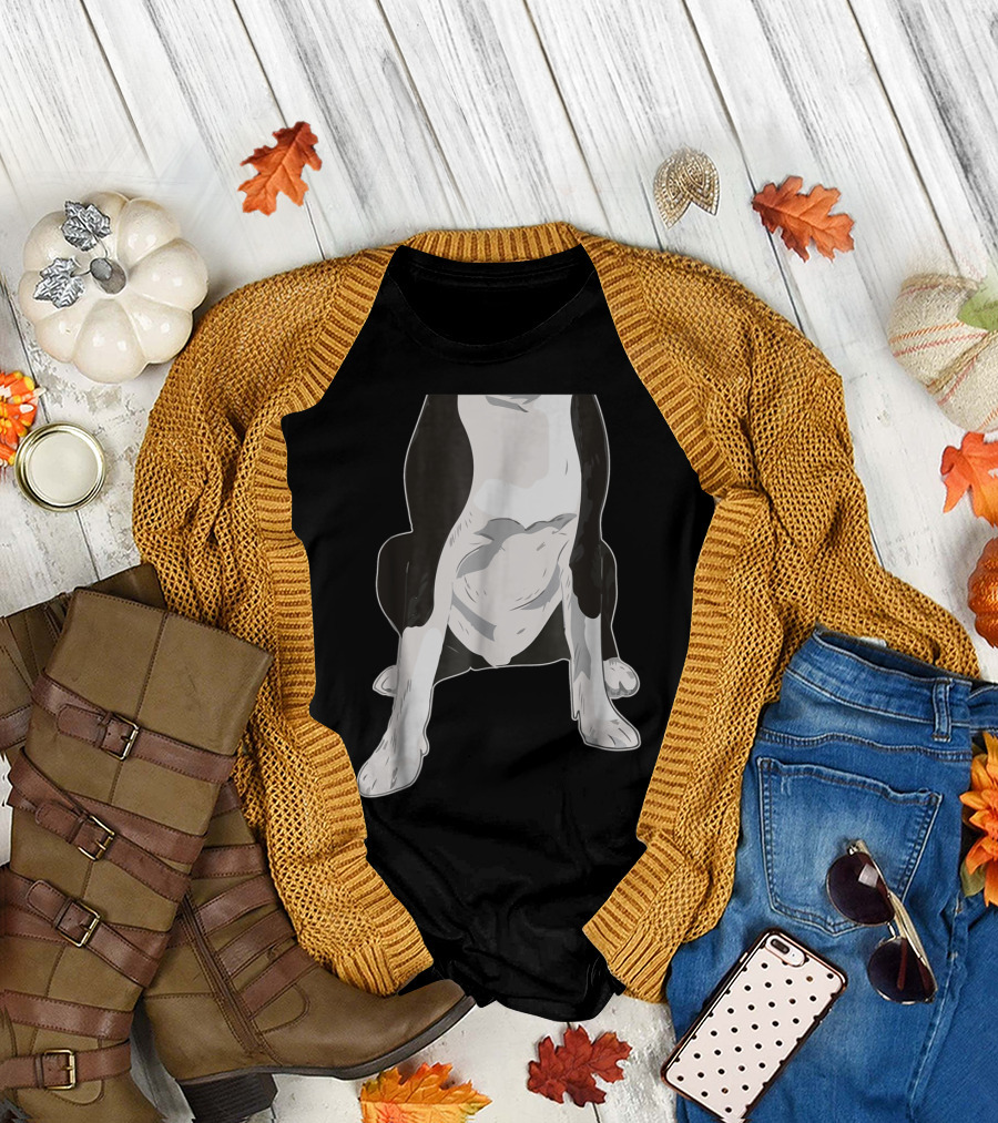 Halloween Boston Terriers Dog Body Spooky T-Shirt