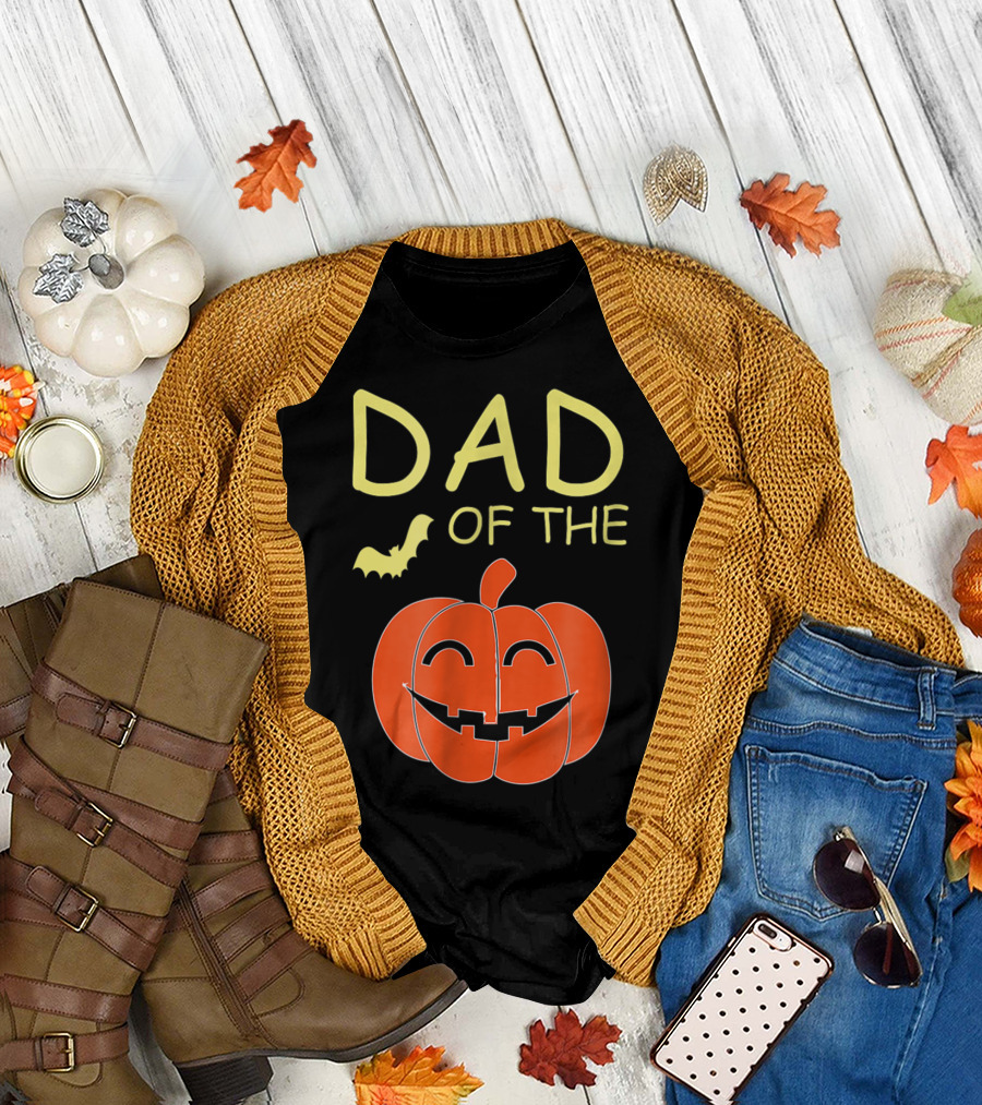 Dad of the Pumpkin Halloween First Birthday T-Shirt