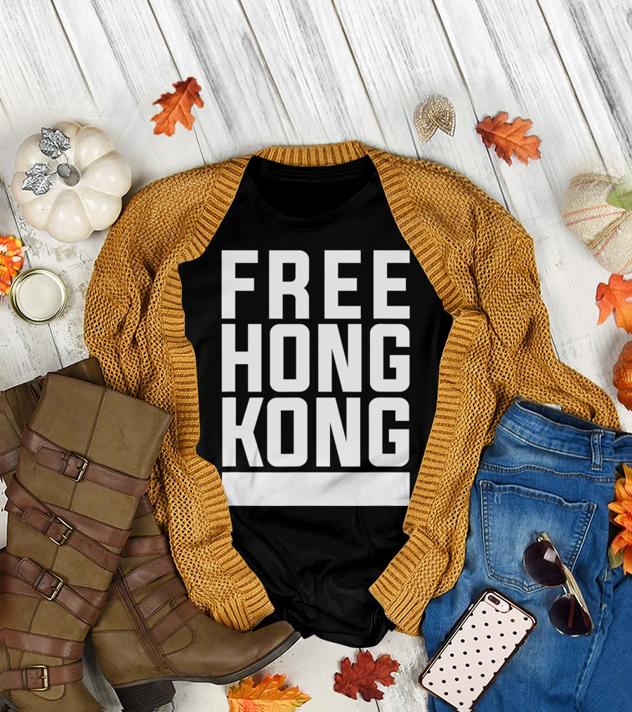 Free Hong Kong Pro Democracy Hk Independence T-Shirt