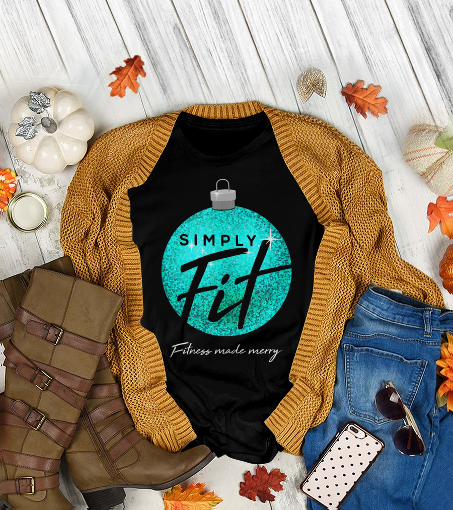 Simply Fit Fitness Made Merry Holiday T-Shirt