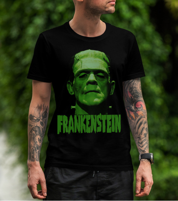 Frankenstein Universal Monsters Green T-Shirt
