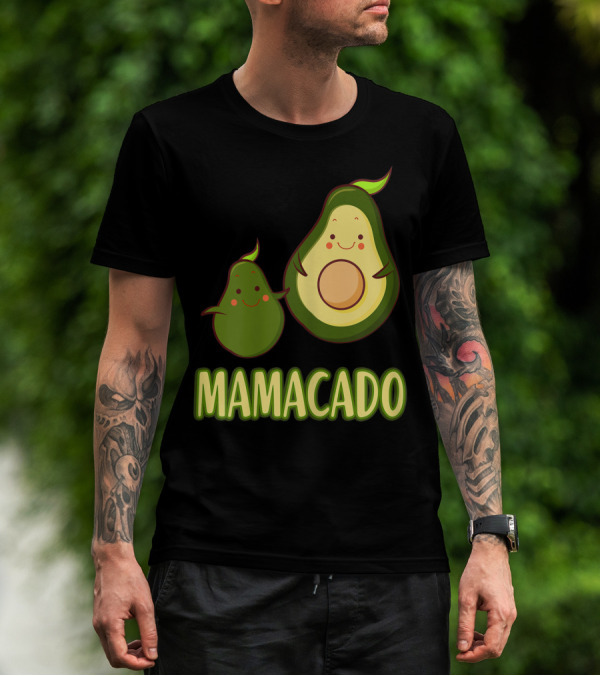 Mamacado Cute Avocado Pregnant Kawaii T-Shirt