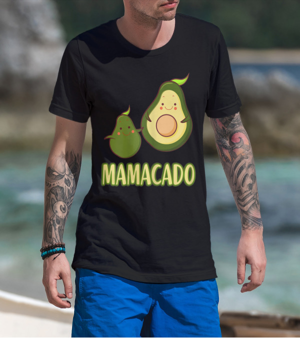 Mamacado Cute Avocado Pregnant Kawaii T-Shirt