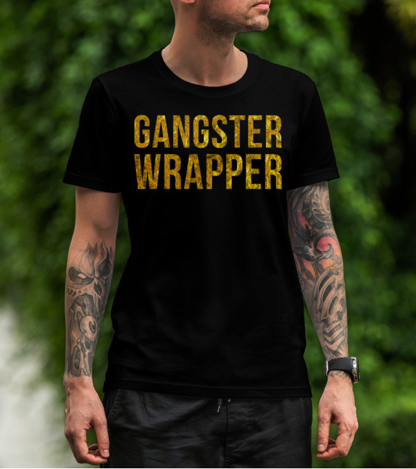 Gangster Wrapper Funny Simple Christmas Group T-Shirt